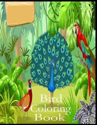 Book cover for Bird coloring book