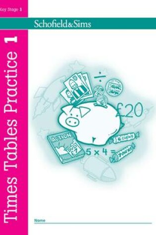 Cover of Times Tables Practice Book 1