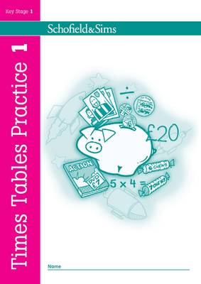 Book cover for Times Tables Practice Book 1