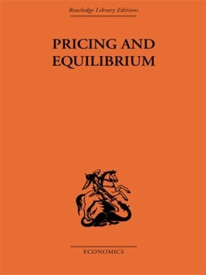 Book cover for Pricing and Equilibrium