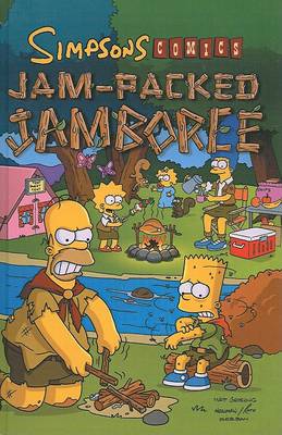 Book cover for Simpsons Comics Jam-Packed Jam