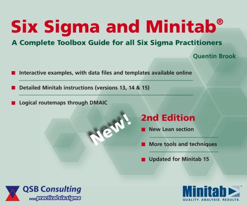 Book cover for Six Sigma and Minitab