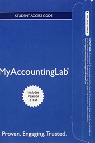 Cover of MyLab Accounting with Pearson eText -- Access Card -- for Intermediate Accounting