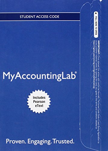 Book cover for MyLab Accounting with Pearson eText -- Access Card -- for Intermediate Accounting