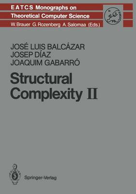 Book cover for Structural Complexity II