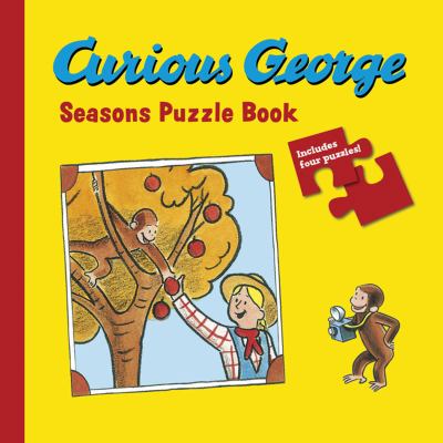 Book cover for Curious George Seasons Puzzle Book