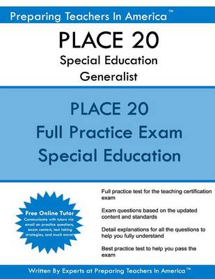 Book cover for PLACE 20 Special Education Generalist