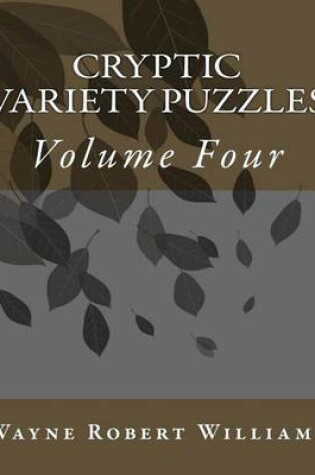 Cover of Cryptic Variety Puzzles Volume 4