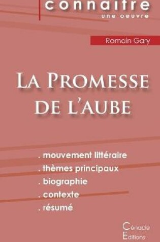 Cover of Fiche de lecture La Promesse de l'aube de Romain Gary (Analyse litteraire de reference et resume complet)