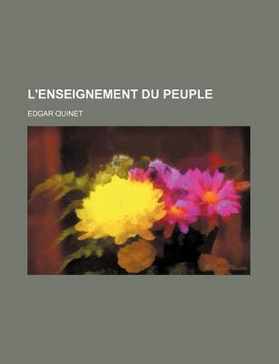 Book cover for L'Enseignement Du Peuple