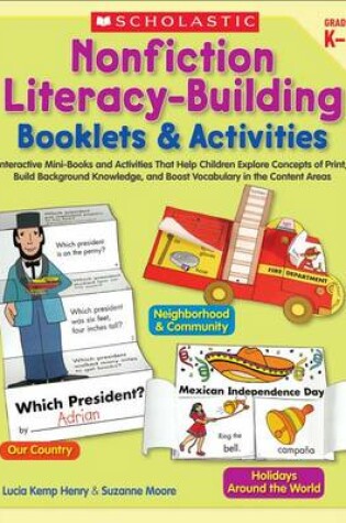 Cover of Nonfiction Literacy-Building Booklets & Activities, Grades K-1