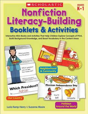 Book cover for Nonfiction Literacy-Building Booklets & Activities, Grades K-1