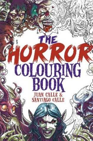 Cover of The Horror Colouring Book