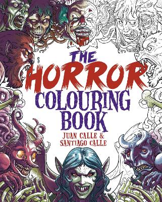 Book cover for The Horror Colouring Book