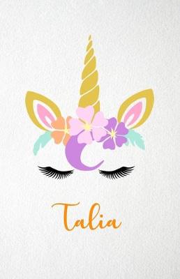 Book cover for Talia A5 Lined Notebook 110 Pages