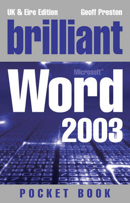 Book cover for Brilliant Word 2003 Pocketbook