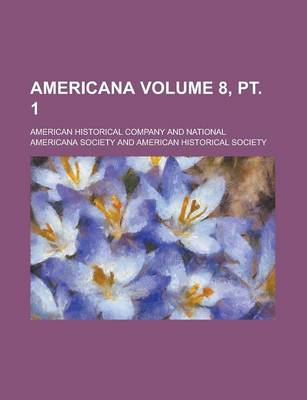 Book cover for Americana Volume 8, PT. 1