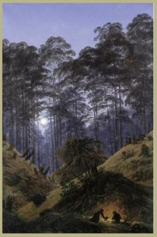 Cover of Notizbuch Waldinneres bei Mondschein, Caspar David Friedrich