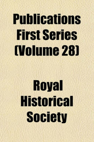 Cover of Publications First Series (Volume 28)