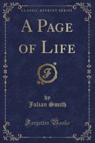 Cover of A Page of Life (Classic Reprint)