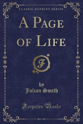 Book cover for A Page of Life (Classic Reprint)