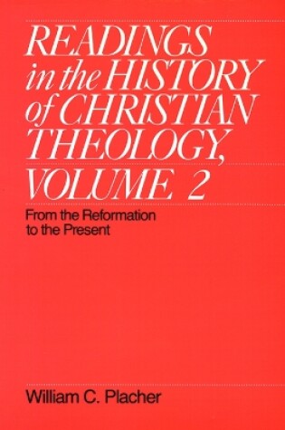 Cover of Readings in the History of Christian Theology, Volume 2