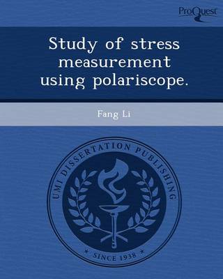 Book cover for Study of Stress Measurement Using Polariscope