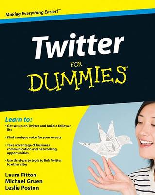 Book cover for Twitter For Dummies