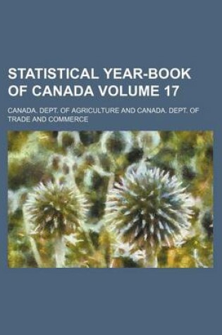 Cover of Statistical Year-Book of Canada Volume 17