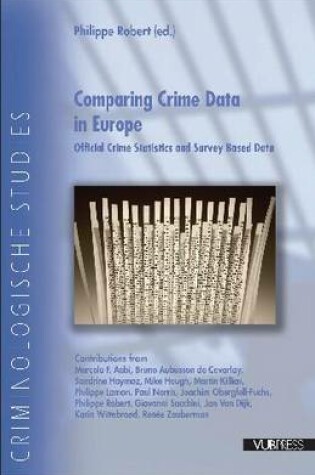 Cover of Comparing Crime Data in Europe