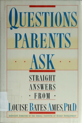 Cover of Questions Parents Ask Straight