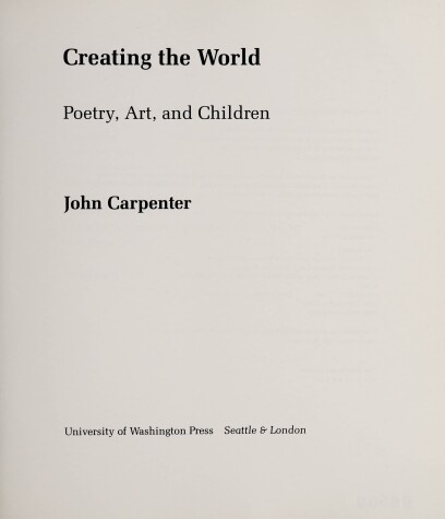 Book cover for Creating the World