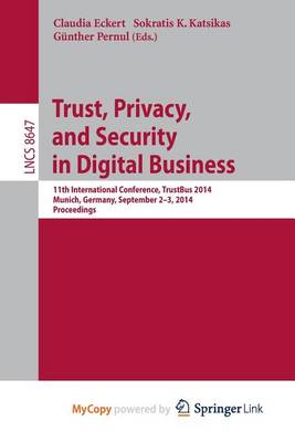 Cover of Trust, Privacy, and Security in Digital Business