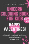 Book cover for Unicorn Coloring Book For Kids ages 4-8