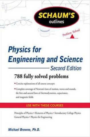 Cover of Schaum's Outline of Physics for Engineering and Science, Second Edition