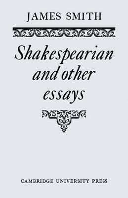 Book cover for Shakespearian and Other Essays