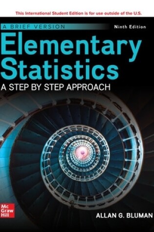 Cover of Elementary Statistics: A Brief Version ISE