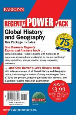 Cover of Regents Global History and Geography Power Pack