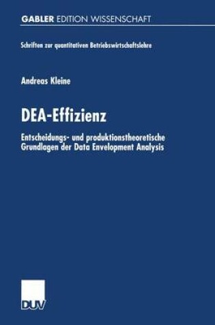 Cover of DEA-Effizienz