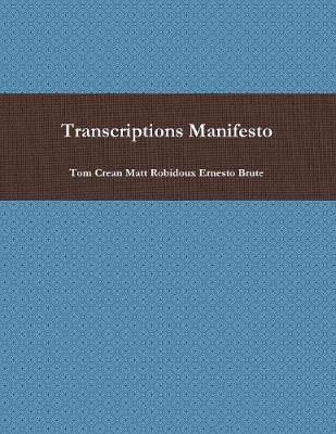 Book cover for Transcriptions Manifesto