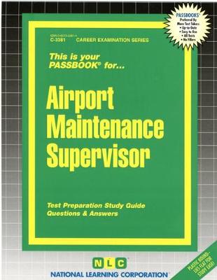 Book cover for Airport Maintenance Supervisor