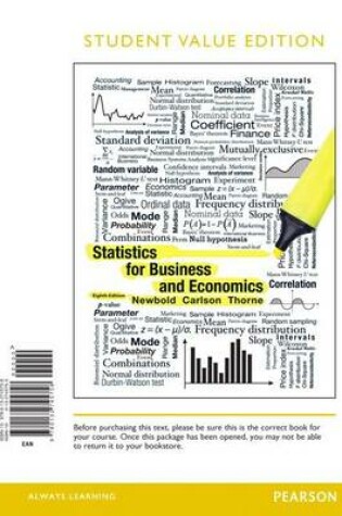 Cover of Statistics for Business and Economics