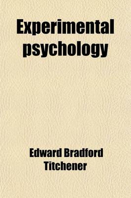 Book cover for Experimental Psychology Volume 1, PT. 2