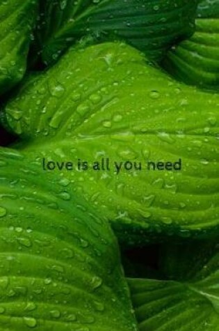 Cover of Love is all you need