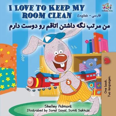 Book cover for I Love to Keep My Room Clean (English Farsi Bilingual Book- Persian)