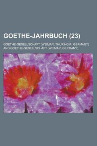 Cover of Goethe-Jahrbuch (23)
