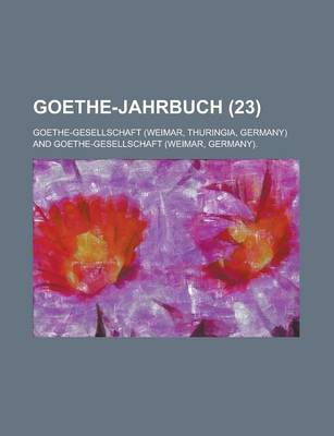 Book cover for Goethe-Jahrbuch (23)