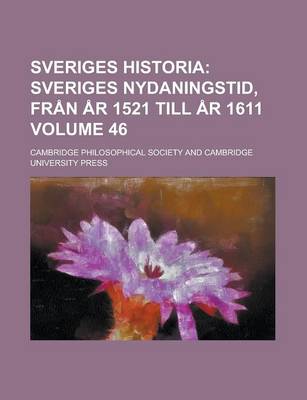 Book cover for Sveriges Historia Volume 46