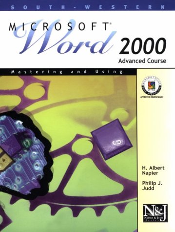 Book cover for Mastering and Using Ms Word 2000 Advanced Course