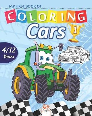 Book cover for My first book of coloring - cars 1